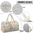 thumbnail image 7 of Garronmavis Large Quilted Duffle Bag for Women Cute Horse Print Weekender Bag Overnight Carry On Tote with Zipper Pocket Gym Dance Travel Bag, 7 of 7
