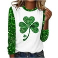 st paddys day plus size tops