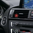 thumbnail image 3 of FRCOLOR 4Pcs Red Metal Car Vent Clips Air Freshener Clips with Flower Design for Vehicles, 3 of 6