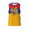 thumbnail image 2 of Armenia flag men basketball sports jersey running fitness multifunction sleeveless tshirt exclusive custom name nunber, 2 of 12