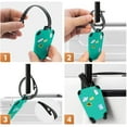 thumbnail image 3 of Luggage Tags, 2 Pack Luggage Tags for Suitcases, Silicone Suitcase Tags, 3 of 6