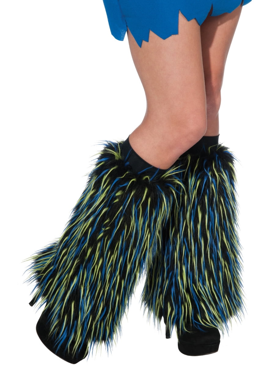 White Fur Leg Warmers  Solar - Mamamoo - Fashion Chingu