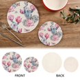 thumbnail image 4 of Pink Cactus and Butterflies Flowers Trivet Mats Pot Holders Cotton Woven Non-Slip Heat Resistant for Hot Pots Pans Pats for Cooking Baking Set of 2, 4 of 7
