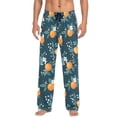 thumbnail image 7 of FORMRS Mens Pajama Pants with Pockets Sleepwear Lounge Bottoms Sizes S-2XL, Blue Oranges, 7 of 7