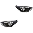thumbnail image 1 of Par de Faros TYC Figo 2016 A 2018 Ford Fondo negro, 1 of 4