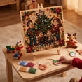 thumbnail image 4 of WDOBM Christmas Pearl Painting Kit, Christmas Diamond Painting Kit with Frame, Pearl Painting Kit for Adults Beginners, Christmas Tree Pearl Dot Painting Canvas Kit for Home Wall Decor, 4 of 6