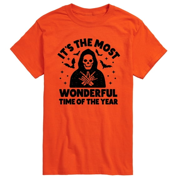 Instant Message - Time Of Year Grim Reaper - Women's Short Sleeve Graphic T-Shirt