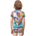 thumbnail image 3 of BUBBLE GUPPIES Boys 2-Piece Swimsuit Set, Short Sleeve Rash Guard & Swim Trunks, 3 of 7