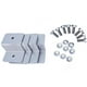 thumbnail image 2 of Kenally 4 piezas Panel solar Universal RV Car Camper Bracket Z Yacht Soportes de montaje Aleación de aluminio Pieza de repuesto Kit fijo Herramientas y ferretería, 2 of 6