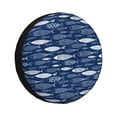 thumbnail image 1 of Balery Ornamental Fish Cubiertas para Neumáticos - Protector Resistente para Neumáticos de Camioneta, SUV, Remolque, Camper y RV-17 inch, 1 of 6