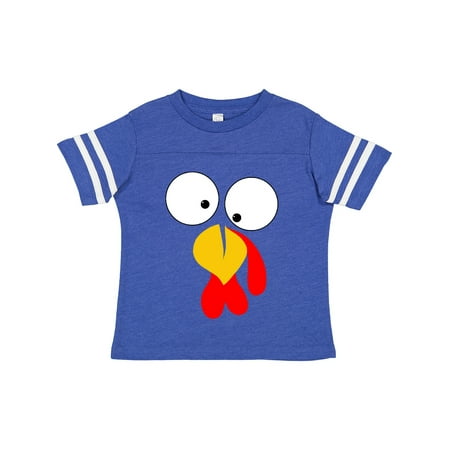 

Inktastic Thanksgiving Goofy Turkey Face Gift Toddler Boy or Toddler Girl T-Shirt