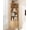 66, variant on Bathroom Corner Storage Cabinet, 31.5''H Small Floor Corner Cabinet with 2 Fluted Doors and Shelves, Freestanding Narrow Cabinets Organizer for Living Room, Kitchen (Walnut, 31.5''H)