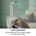 thumbnail image 3 of Evenflo Elara 2-in-1 Smart Motion Swing & Soothing Nest, Coastal Coffee, 3 of 11
