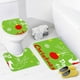 thumbnail image 1 of Grinch Decor Grinch Christmas Decorations Bathroom Grinch Christmas Decorations Christmas Snowman Print Toilet Bathroom Mat And Shower Curtain Three Piece Set, 1 of 3