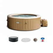 Intex PureSpa 6 Person Bubble Massage Inflatable Hot Tub Spa Set