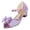Purple, variant on Zshosam High Heels for Kids Girls Sandals Low Heels Dress Pump Open Toe Heels with Bow Ankle Strap Girl School Party for Little Big Kid Size 1,(Pink Big Kids 1)