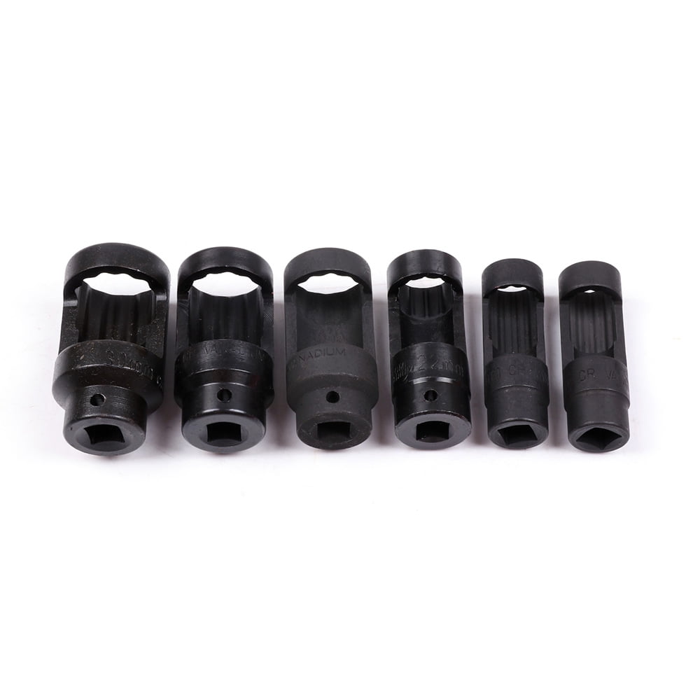SCITOO 21pcs O2 Oxygen Sensor Socket Special Sending Unit Socket Tool With 7/8 Offset Oxygen Sensor Socket Fit for Auto Truck Car