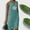 Green, variant on IROINNID Shift Dress For Women 2021 Fashion Casual Heart Print Sleeveless Dress V-Neck Knee-Length Dress