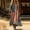 Blue, variant on QUNYINEY Casual Dresses for Women Long Independence Day Patriotic Long Sleeve A Line Dress V-Neck Loose Fit Flowy Summer Dresses