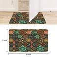 thumbnail image 6 of Bohemian Brown Geometry (6) Door Mat 30 X 17 Inch Welcome Doormat Indoor Outdoor Entrance Floor Mat Non Slip Spring Summer Decor Rubber Mats, 6 of 6