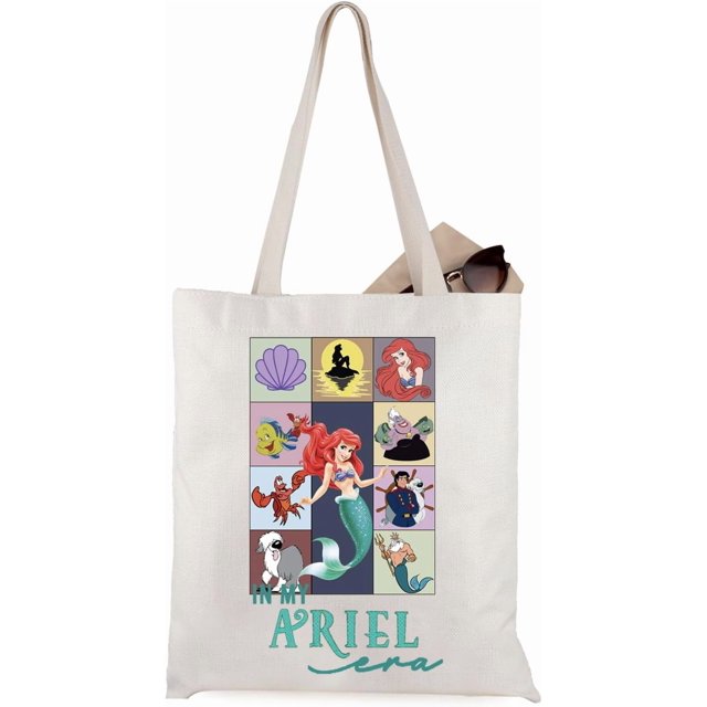 Mermaid Princess Gift In My Ariel Era Tote Bag Mermaid Lover Gift Cartoon Princess Character Gift
