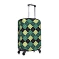thumbnail image 3 of Xecao Green Squares print Elastic Luggage Cover, with double-sided print , is perfect for travel, business, and daily use, 3 of 9