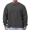 thumbnail image 1 of cfhntfmh Chandail à Col Rond pour Homme Décontracté à Manches Longues Chandails Thermiques Athlétiques en Molleton Chandail de Base à Enfiler Hauts Hiver Automne Manteau, 1 of 6