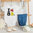 thumbnail image 3 of PACMAN I Love the 80s Cherry Fruit Romper Boys or Girls Infant Baby Brisco Brands 24M, 3 of 6