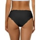 thumbnail image 3 of INSPIRAR CHIC Panties de Mujer para el Día de la Madre, Corte Bajo, Sin Costuras, Briefs de Seda Fría, Negro, 3 of 4