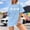Sky Blue, variant on T Shirts for Women Graphic Flower Shirt Flower Hawaii Vacation Shirt Summer Holiday Tee Oversized Tshirts Top