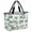 White Light Green, variant on Tiger Giraffe Beach Bag for Women, Large Breathable Mesh Beach Tote Bag, Animals Vintage Black White Forest Sandproof Lightweight Travel Bags for Vacation Picnic Swimming Pool 15.7"x15.7"x9.1"
