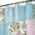 thumbnail image 3 of Pioneer Flower Floral Print Pattern Shower Curtain 72"x72" ,Bathroom Decorative Shower Curtains Set with 12 Hooks,Modern Waterproof Washable Shower Curtain, 3 of 6