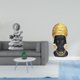 thumbnail image 2 of Figura De Mujer Africana Guan Yin, Escultura De Resina Feng Shui, Estatua Creativa Para Decoración Del Hogar, Centro De Mesa Para Pasillo Interior, Mesa De Entrada, Estante, 2 of 8