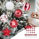 thumbnail image 1 of Christmas Decorations 6CM Plastic Electroplated Special-shaped Colorful Balls Christmas Ball Set Christmas Tree Pendant Pendant Decorative Ball, 1 of 6