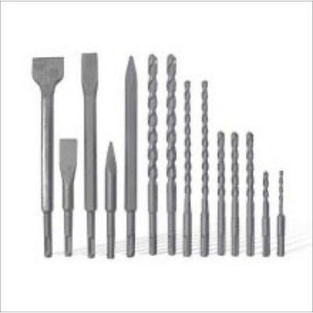 

17 SDS Hammer Drill Chisel Masonry Bit Set