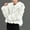 White, variant on Brondbend Women Coat Womens Jacket Fall Lapel Long Sleeved Outerwear Solid Color Fashion Thick Loose Fit Jacket Lady Weekend Tops Brown