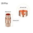 thumbnail image 2 of Leather Cord End Clasp, 20Pcs 5mm Hole Leather Clasps for Jewelry Making, Rose Gold, 2 of 6