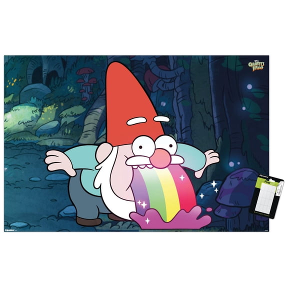 Disney Gravity Falls (2012) - Gnome Wall Poster, 22.375" x 34"