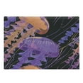 thumbnail image 1 of Jellyfish Cutting Board, Abstract Futuristic Creature Wild Illustration Modern Art, Decorative Tempered Glass Cutting and Serving Board, in 3 Sizes, by Ambesonne, 1 of 2