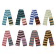 thumbnail image 4 of Ywmsfl Soft Stripe Knit Scarf Warm Knitted Neck Scarf Multiple Sizes For Daily Use Travel Friendly Unisex Design, 4 of 20