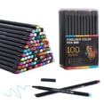 thumbnail image 6 of 48 Colors Fineliner Pens Set, 0.4mm Fine Point Marker Pens, Washable Colored Outline Markers, Liner Needle Pen, Smooth Writing Pens for Drawing, Sketching, Journaling, Coloring Books, Art Projects, 6 of 7