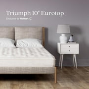 Signature Sleep Gold Triumph 10 Inch Euro Top Mattress, Independently Encased Coils, Bed-in-a-Box, Full
