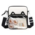 thumbnail image 2 of CAIXIA Messenger Bag Kids Cute Badge Pattern Transparent Shoulder Crossbody Bag, Lightweight Casual Handbag For Boys Girls Daily Use, 2 of 4