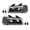 Clear lens Chrome Housing, variant on CROSSDESIGN Pair LED Headlights Lamp Clear / Black Fit For 2003-19 Chevy Express GMC Savana