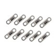 thumbnail image 4 of S SERENABLE 10 Pieces Fishing Swivels High Strength Copper Barrel Swivels Connector 4mm, 4 of 9