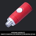 thumbnail image 2 of Acoplador con botón pulsador CRAFTSMAN, enchufe industrial NPT de 1/4 pulgadas, 2 of 8