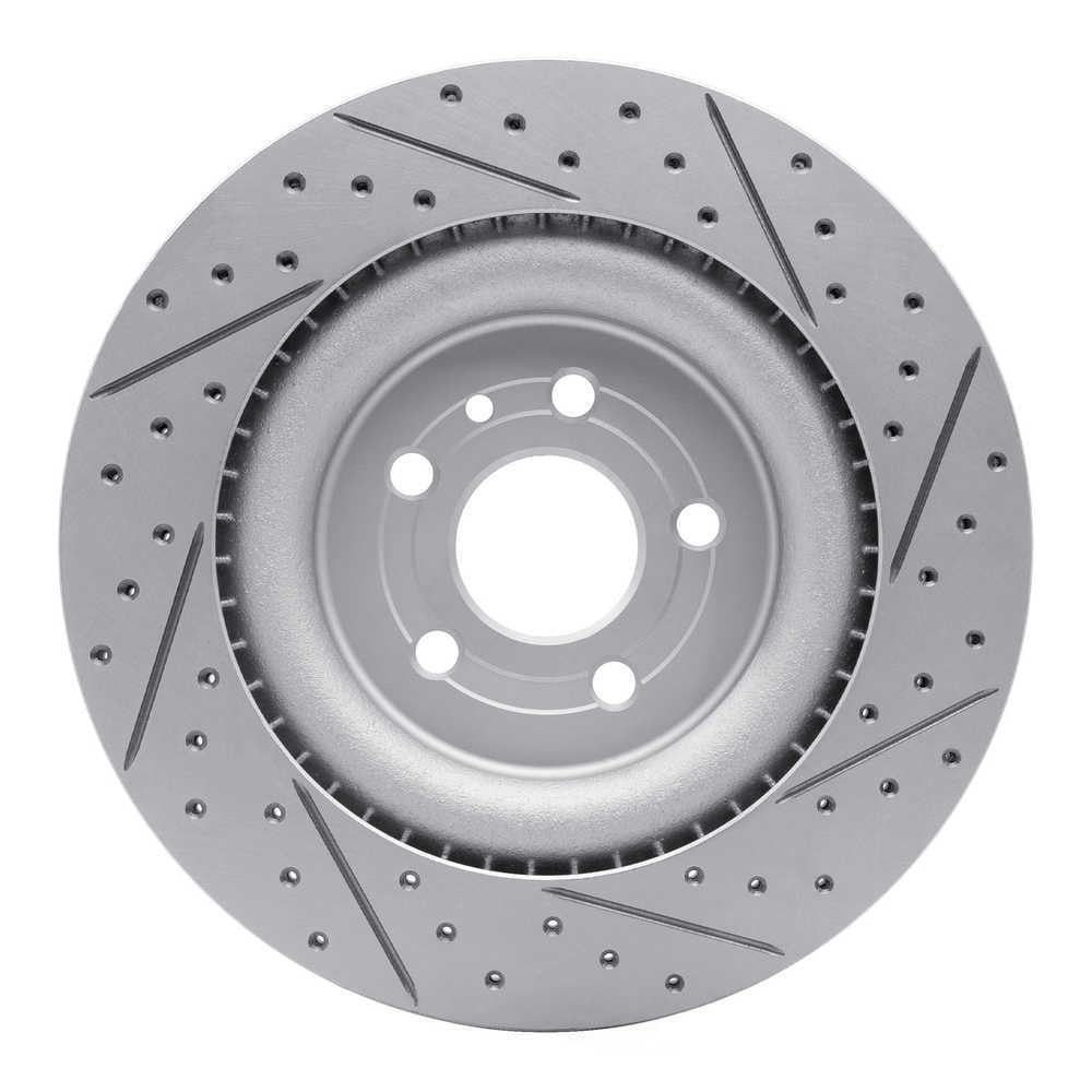 Dynamic Friction Company 830-54266L DFC Geoperformance Rotor - Drilled and Slotted