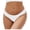White, variant on Women's Bikini Bottomss High Cut Solid Color Swimming Trunks Casual Beach Vacation Poolside Bathing Suit, Sky Blue L