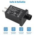 thumbnail image 2 of Adaptador inflable de repuesto para patio, transformador de 1 A, enchufe estadounidense para inflables de Halloween, Navidad, Acción de Gracias, fuente de alimentación clase 2, 120 V CA, 60 Hz para lu, 2 of 5