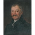 thumbnail image 2 of Friedrich von Amerling 20x24 Black Ornate Framed Double Matted Museum Art Print Titled: Portrait of a Senior Man (1850-1860), 2 of 5